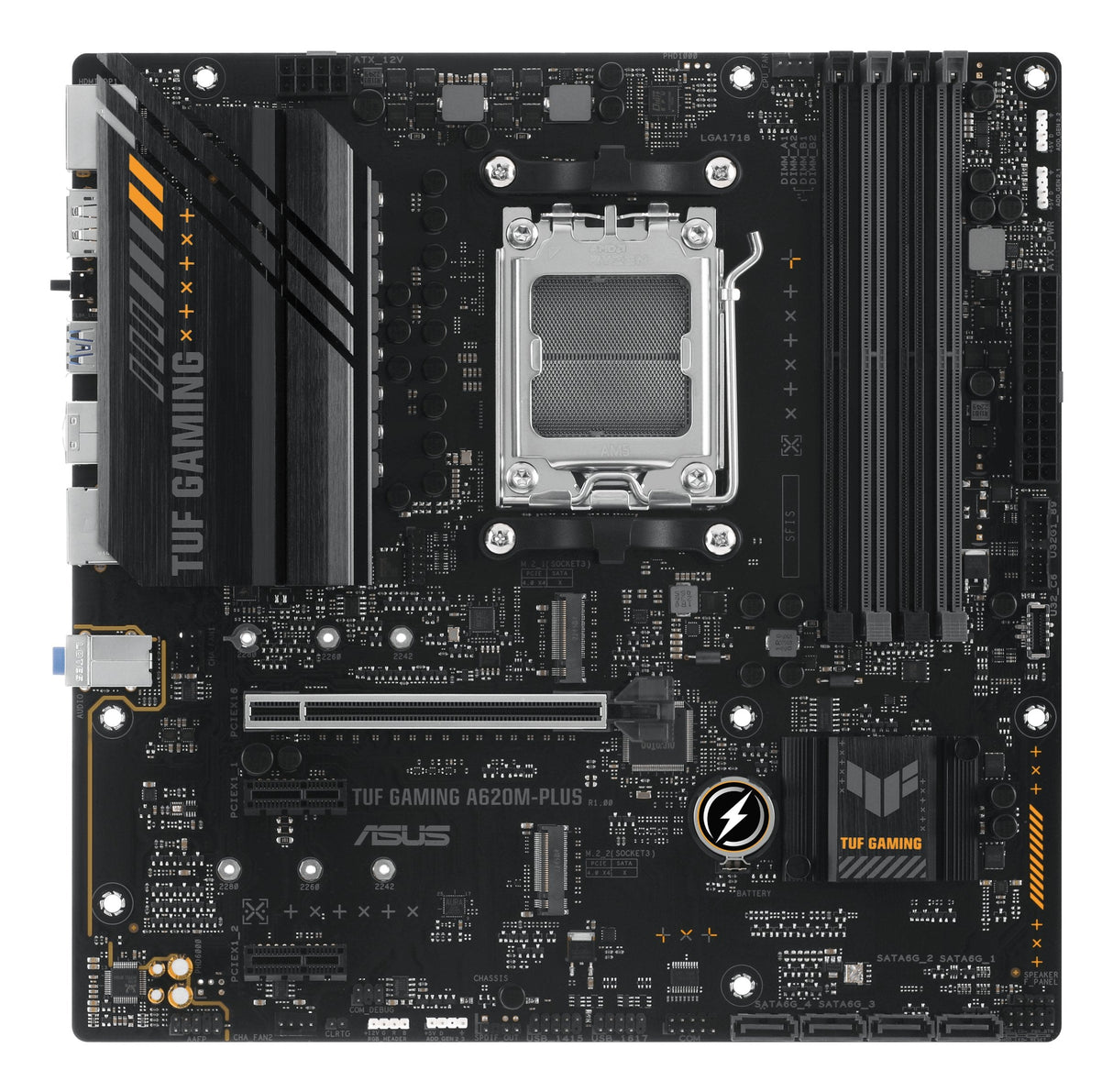 Placa Base Asus Tuf Gaming A620m-Plus Amd,Am5,Ddr5,Matx