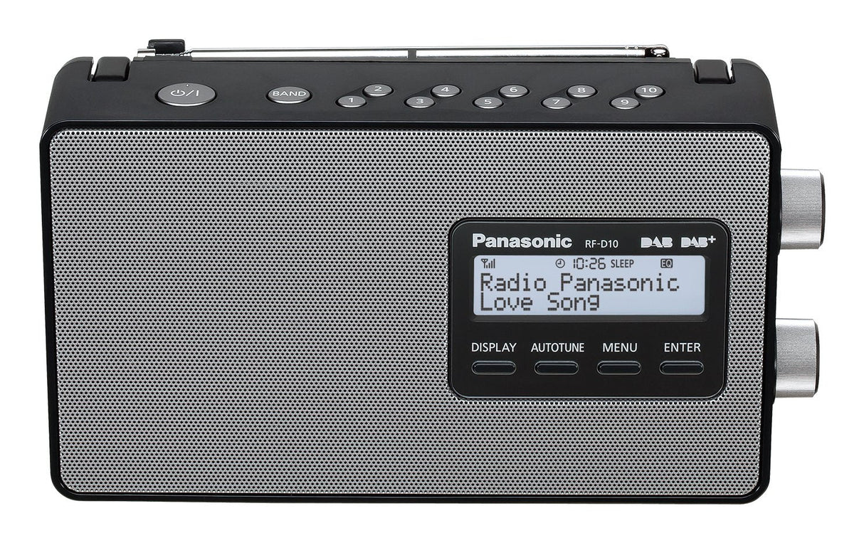 Radio Panasonic Rf-D 10 Eg-K Negro