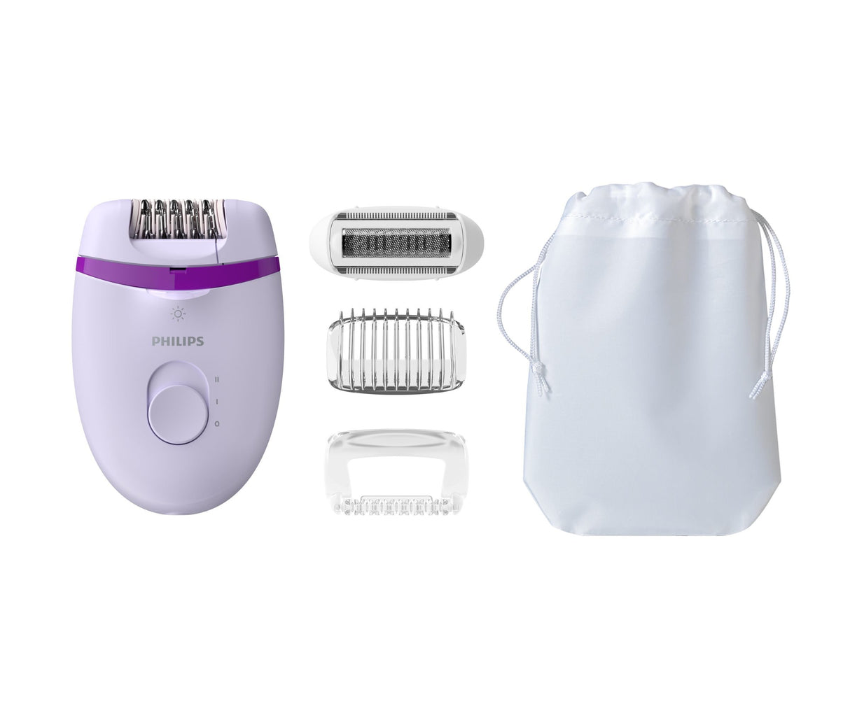 EAN 8710103884064 - Philips Satinelle Essential BRE275/00 depiladora Púrpura imagen 1