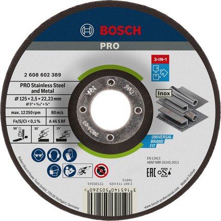 EAN 3165140505260 - Bosch 2 608 602 389 accesorio para amoladora angular Corte del disco imagen 1