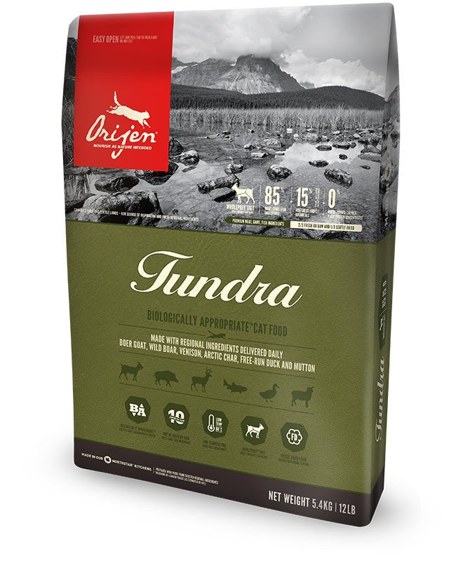 Orijen Tundra Pienso Para Gatos Adulto Pato, Jabalí 5,4 Kg