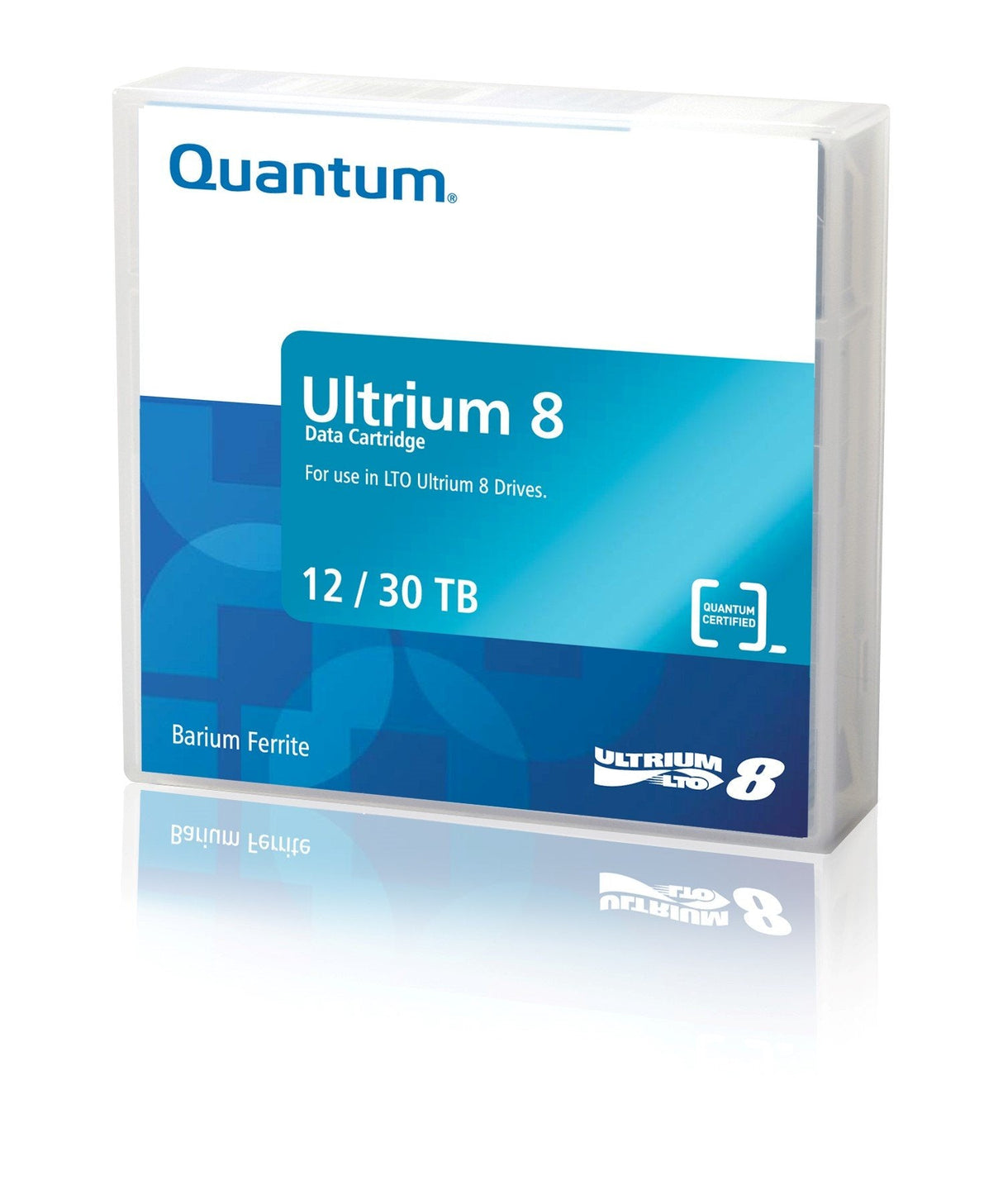 Quantum Lto Ultrium 8 - 12 Tb / 30 Tb - Con Strichcodeetikett - Brick Rojo - Library Pack (Paquete Con 20)