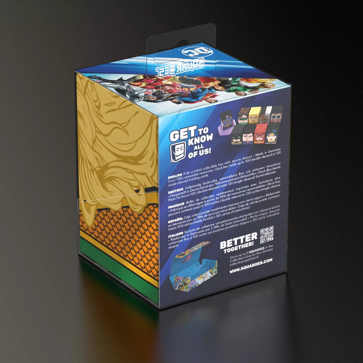 Caja De Mazo Squaroes Dc Justice League Aquaman