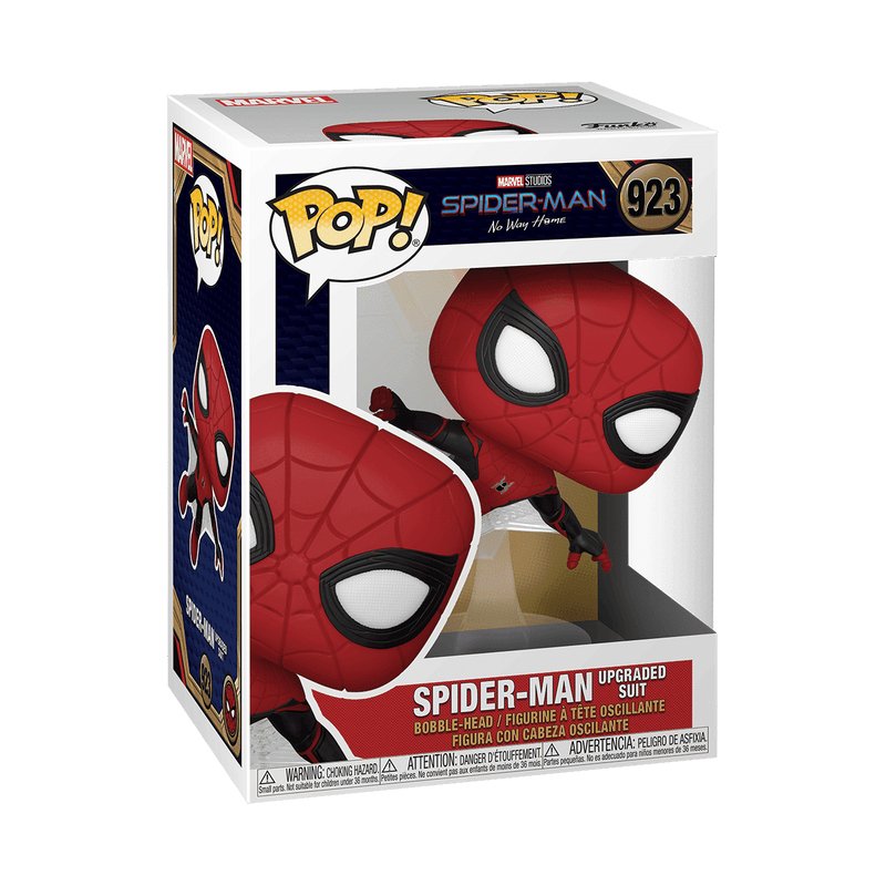 Figura Pop Marvel Spiderman No Way Home Spiderman Upgraded Suit