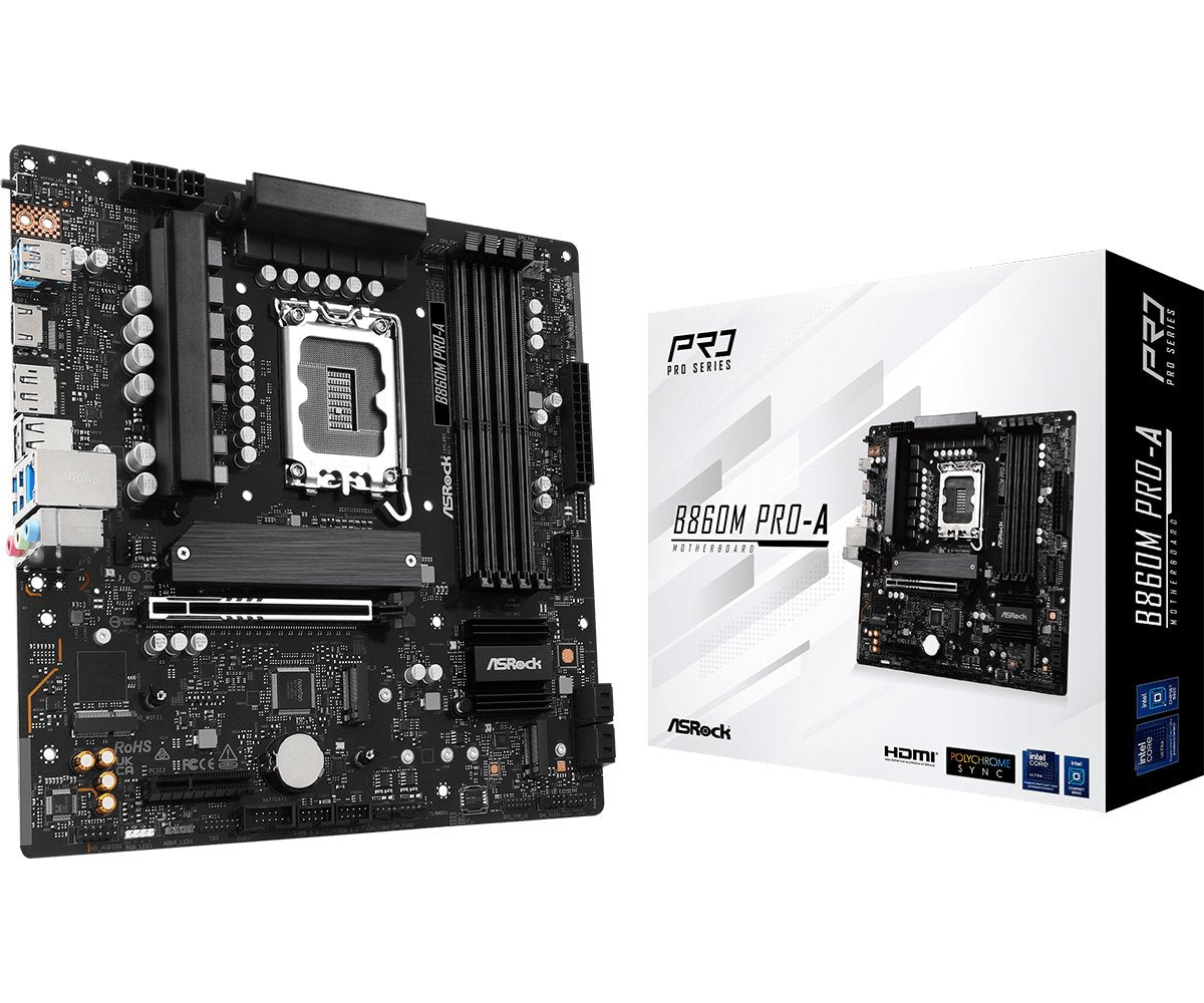 Asrock B860m Pro-A 1851 Matx Hdmi Dp Ddr5