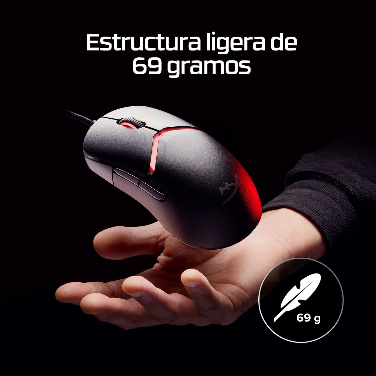 EAN 0198415001641 - HyperX Pulsefire Saga Wired Gaming Mouse ratón Juego Ambidextro USB tipo A Óptico 3200 DPI imagen 10