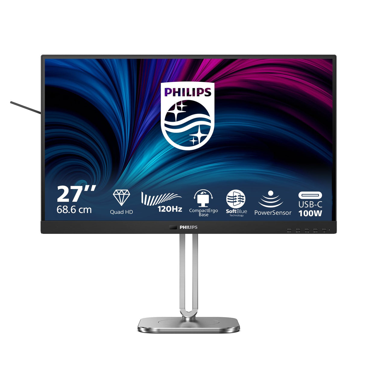 EAN 8721038002447 - Philips 27B2U4601/00 pantalla para PC 68,6 cm (27") 2560 x 1440 Pixeles Quad HD LCD Gris imagen 2