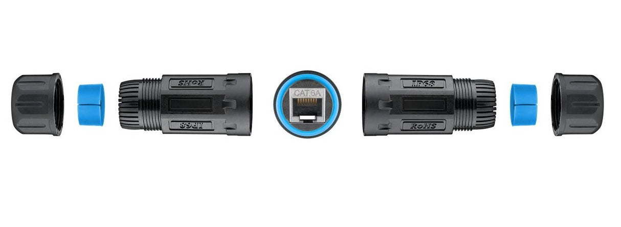 EAN 4040849595820 - Goobay 59582 cambiador de género para cable RJ-45 Negro imagen 4