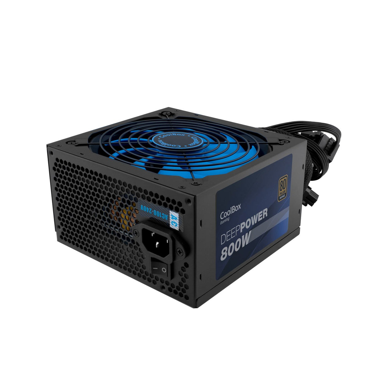EAN 8436556145346 - CoolBox DeepPower BR-800 unidad de fuente de alimentación 800 W 20+4 pin ATX Negro imagen 3