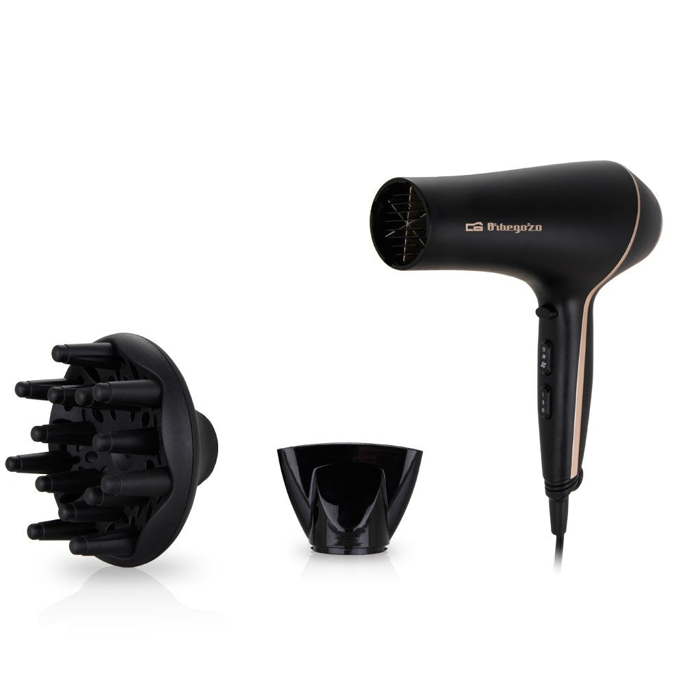 EAN 8436044538353 - Orbegozo SE-2065 secador 2000 W Negro, Cobre imagen 7
