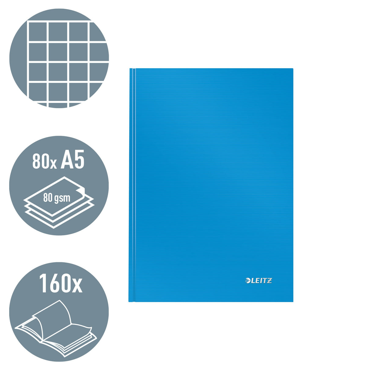 EAN 4002432116935 - Leitz 46660030 cuaderno y block A5 80 hojas Azul imagen 2