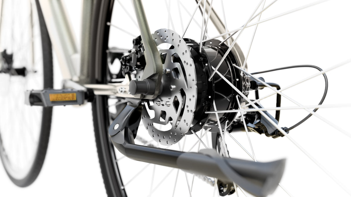 Sharp Gravel E-Bike 250w Motor App 70km GrN Glanz