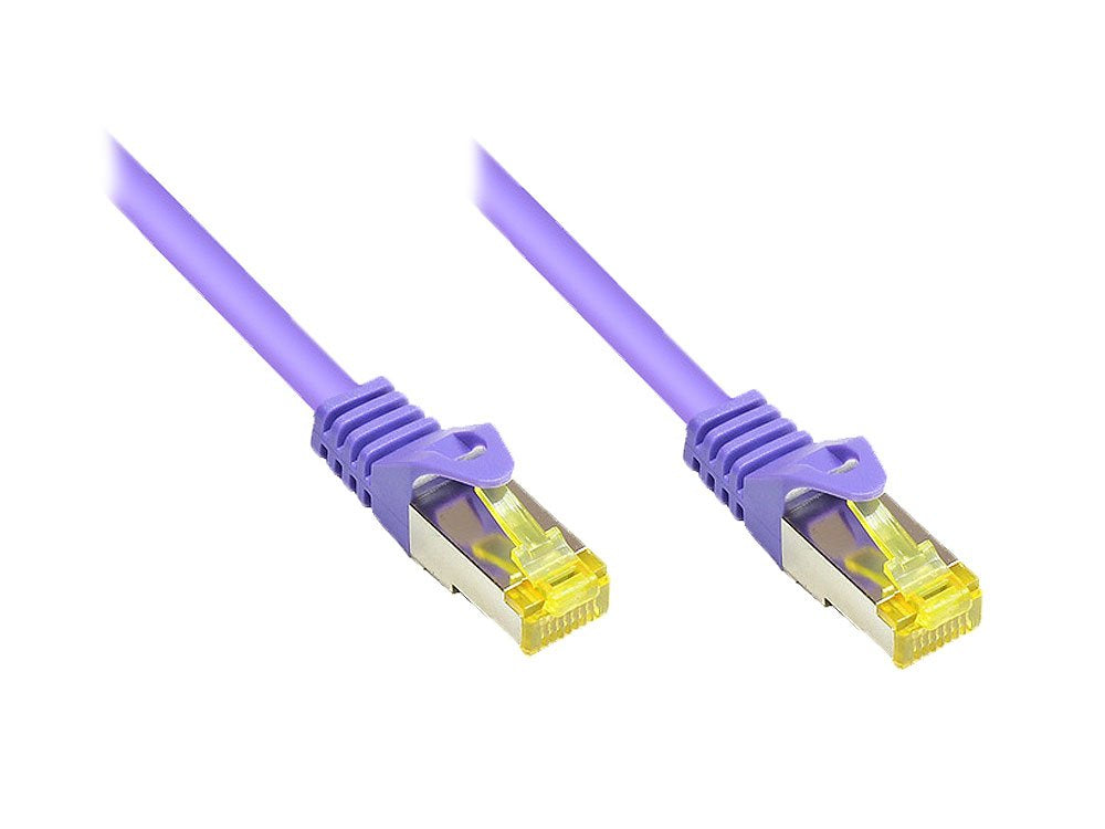 EAN 4014619774050 - Alcasa 0.25m Cat7 RJ-45 cable de red Violeta 0,25 m S/FTP (S-STP) imagen 1