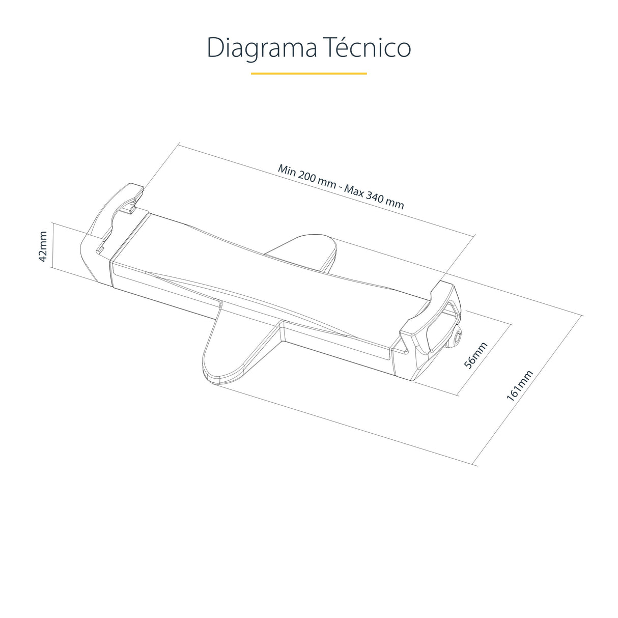 EAN 0065030895354 - StarTech.com TABLET-VESA-ADAPTER soporte Soporte pasivo Tablet/UMPC Negro imagen 11