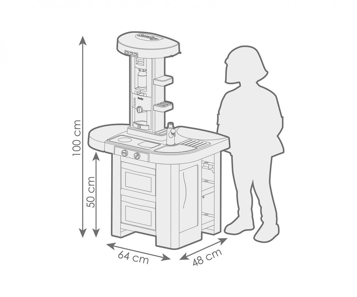 Smoby Tefal Studio Tech-Edition Küche Modell 2022