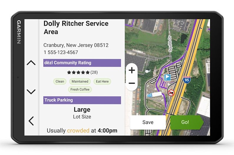 Garmin Dezl Lgv820 Navegador Gps Para Camiones 8" Con Mapas De Europa