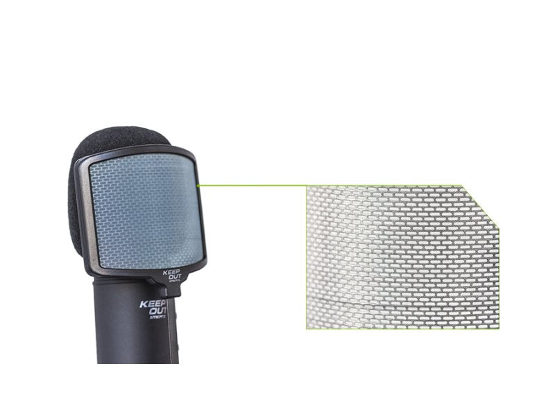 Keepout Microfono Usb Pro Windscreen Led Azul Tripode Control Ganancia Silencio Y Alimentacion Usb