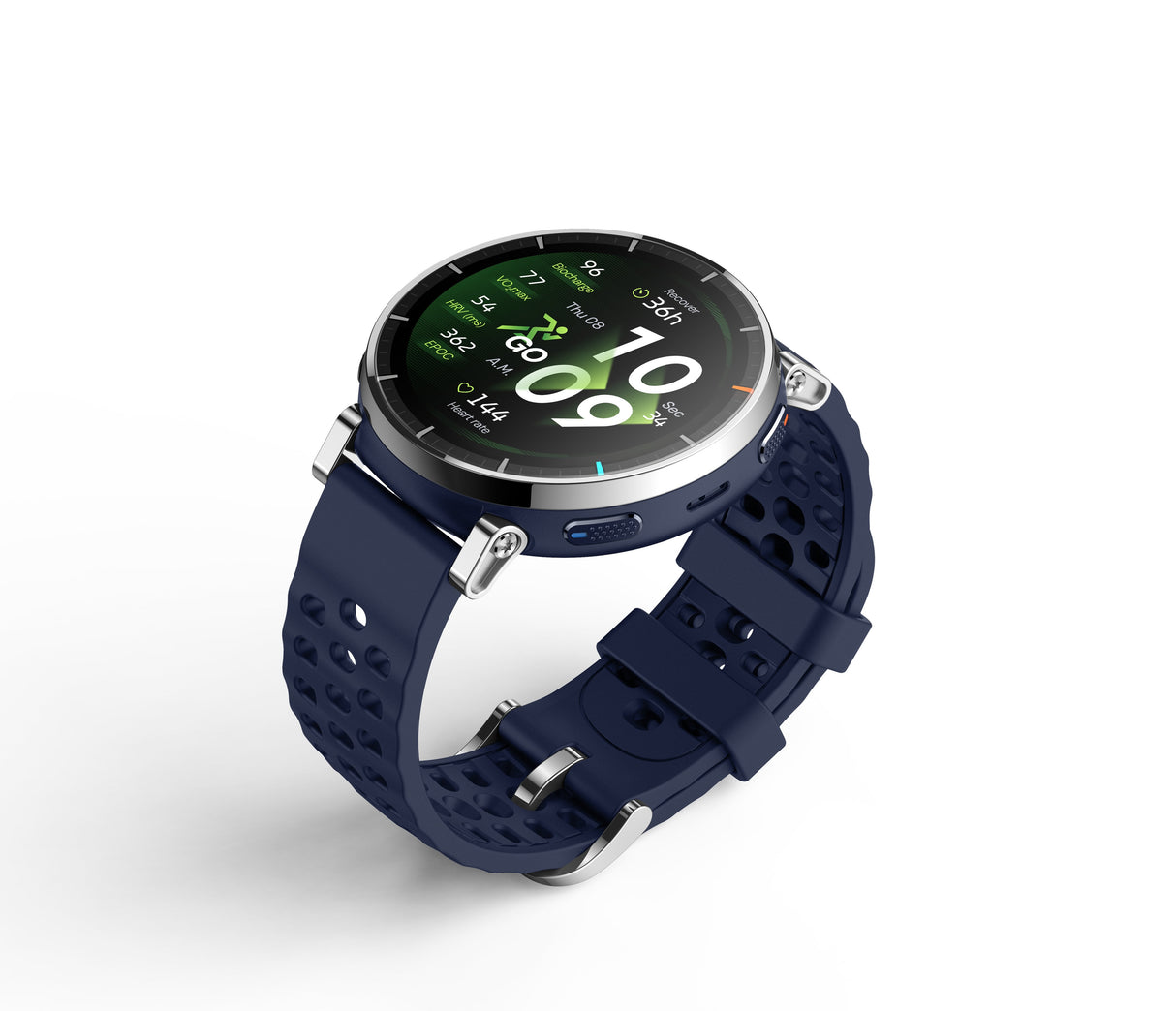 Smartwatch Amazfit Active 3 Premium Dark Azul Hyrox-Modus