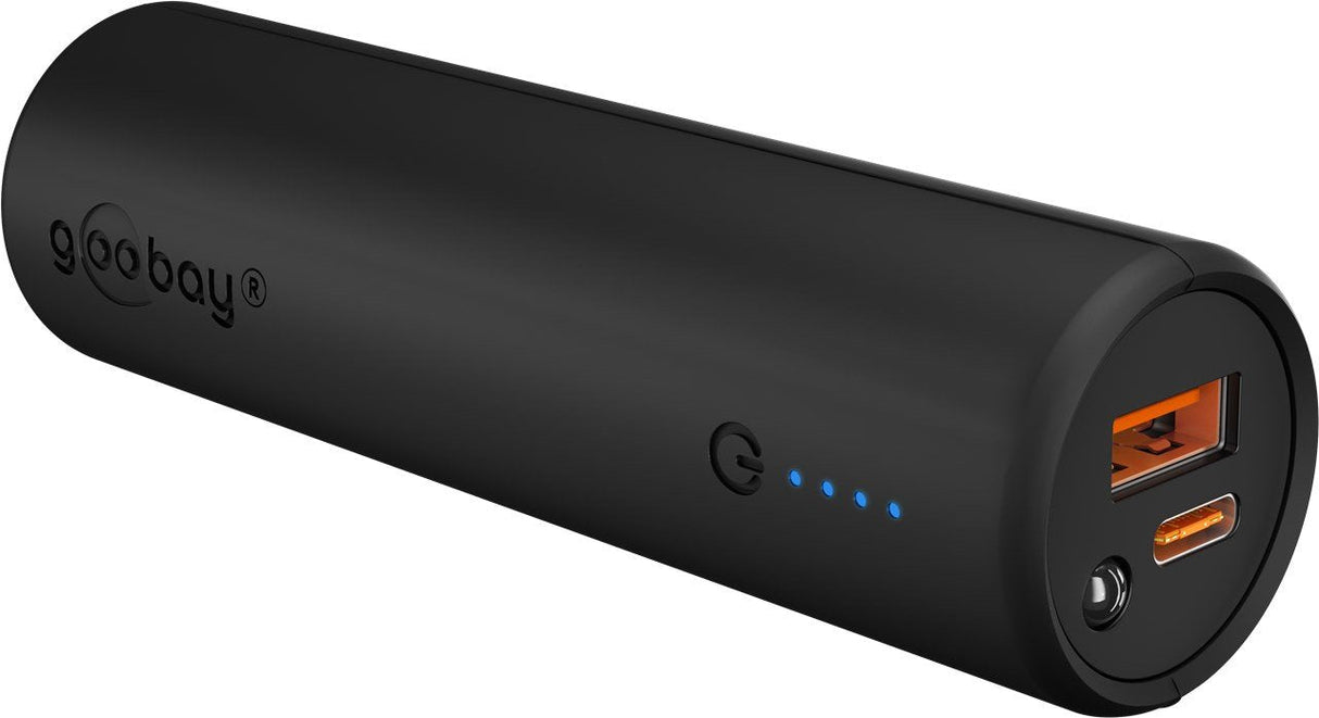 Goobay Bike Power Bank 5.0 Negro, 5.000 Mah, Power Delivery, Carga Rápida 60656
