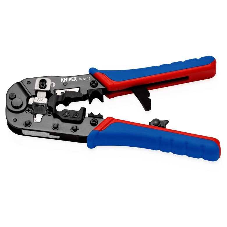 EAN 4003773087908 - Knipex 97 51 13 crimpadora Herramienta para prensar Negro, Azul, Rojo imagen 2