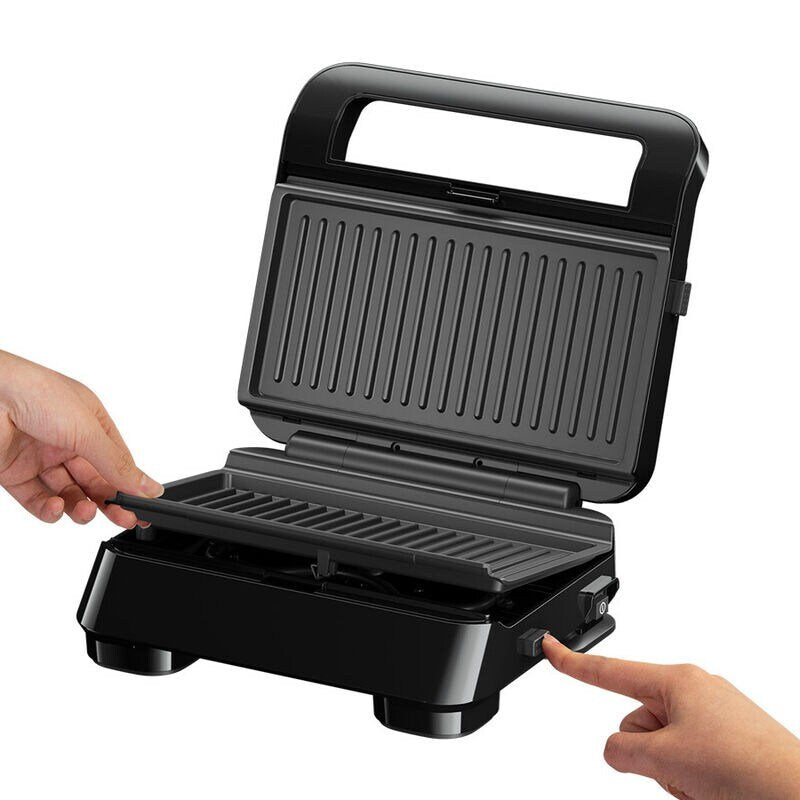 EAN 8021098002402 - Braun SnackMaker 5 SM5001 sandwichera 800 W Negro imagen 2