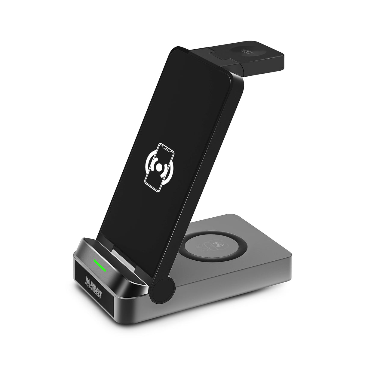 EAN 3760170884165 - Urban Factory SWC40UF cargador de dispositivo móvil Universal Negro USB Cargador inalámbrico Carga rápida imagen 2