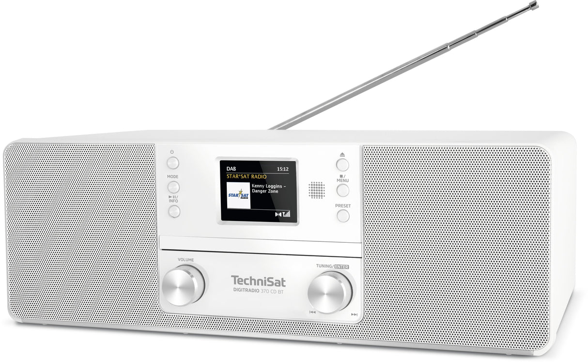 EAN 4019588139480 - TechniSat 370 CD BT Personal Analógico y digital Blanco imagen 3