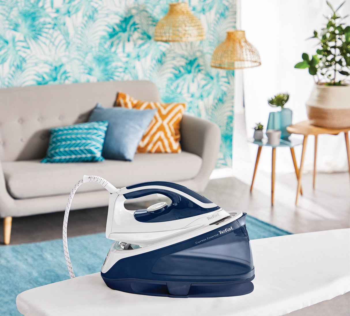 EAN 3121040079089 - Tefal Express Essential SV6116 2200 W 1,4 L Azul, Blanco imagen 5