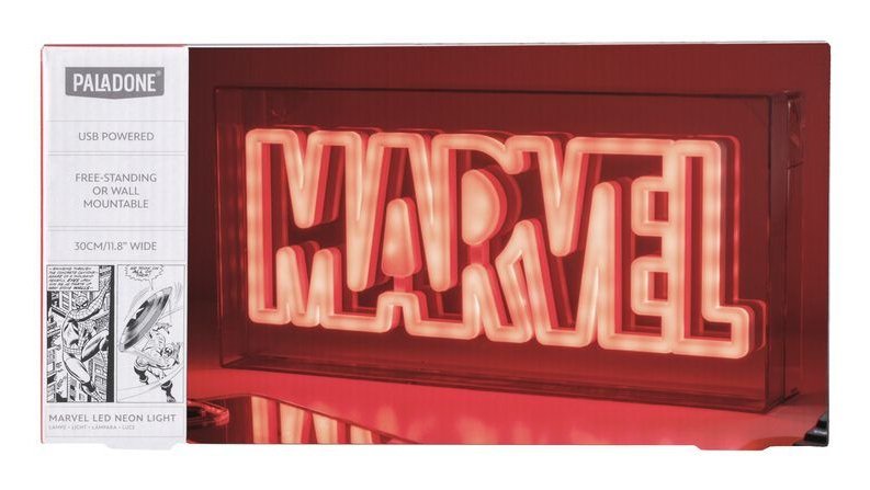 Lampara Led Logo Marvel