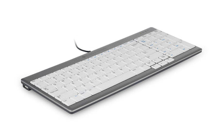 EAN 8719274673514 - BakkerElkhuizen UltraBoard 960 Standard Compact teclado Oficina USB QWERTZ Suizo Plata, Blanco imagen 3