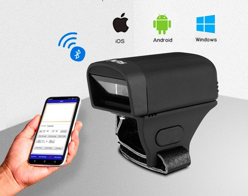 EAN 0729927498218 - AVPos AVP-BT02-2D lector de código de barras Lector de códigos de barras manos libres 1D/2D CCD/CMOS Negr imagen 5