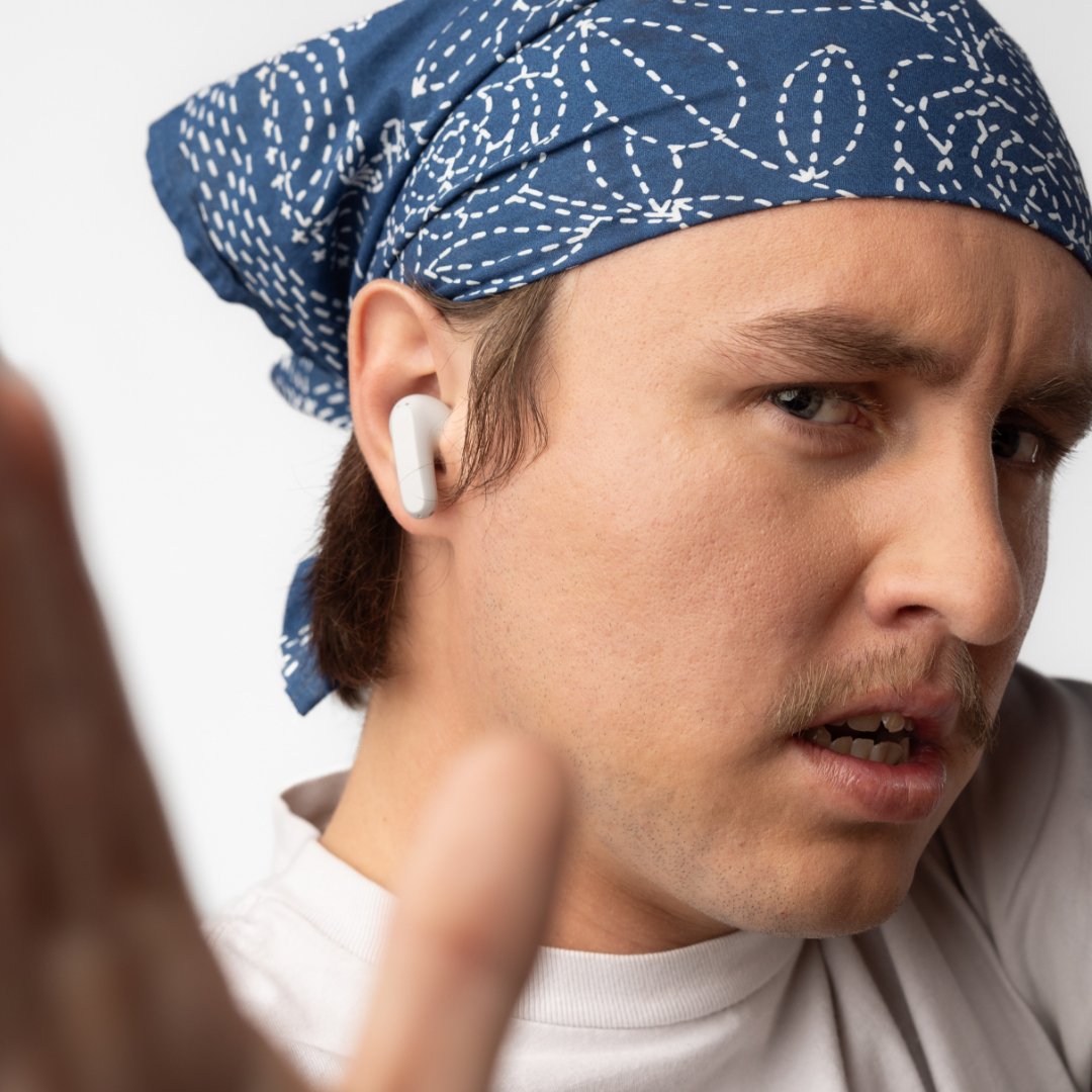 Auriculares Skullcandy Rail True Wireless Hueso/Orange Glow