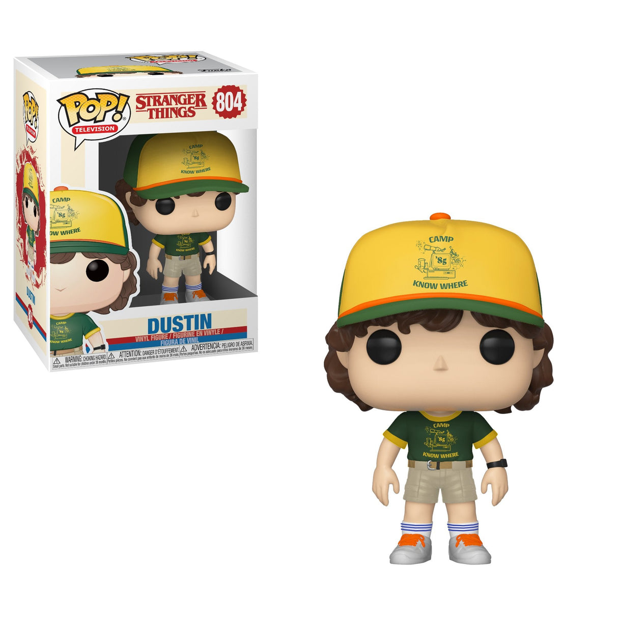 Muñeco Funko Pop Stranger Things 804 Dustin - 889698385329