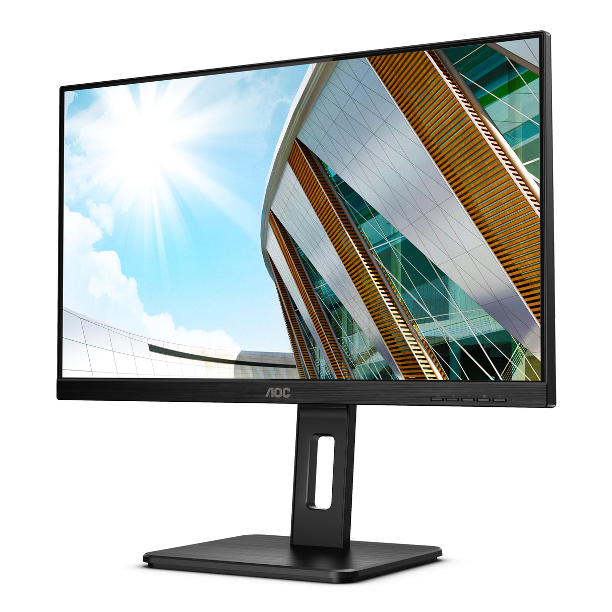 Monitor Profesional Aoc Q24p2q 23.8" Qhd Multimedia Negro