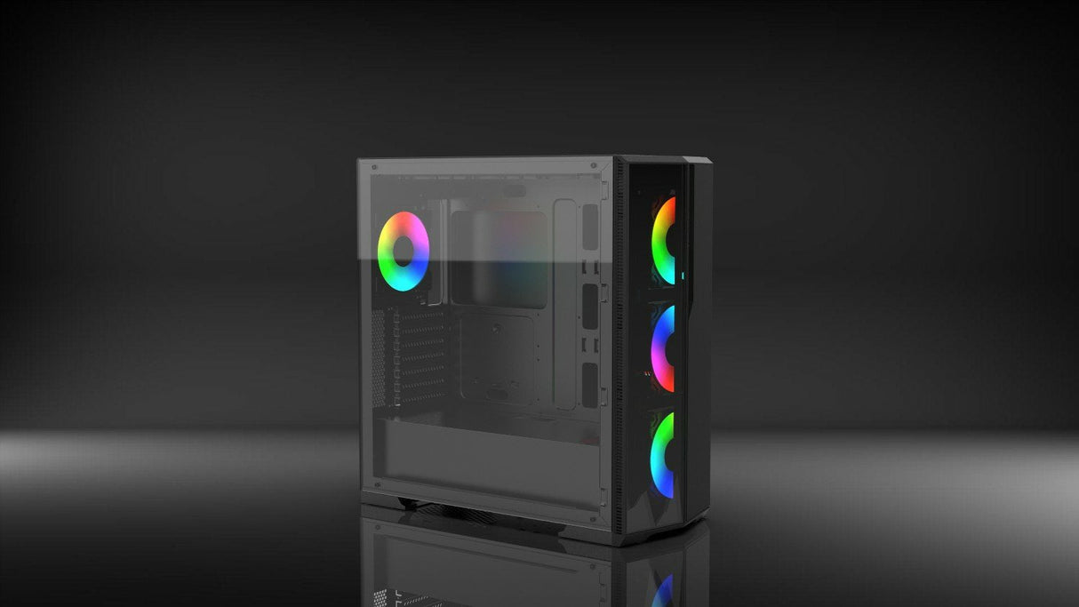 Caja Pc Inca Emg-17xn Midi Tower Negro