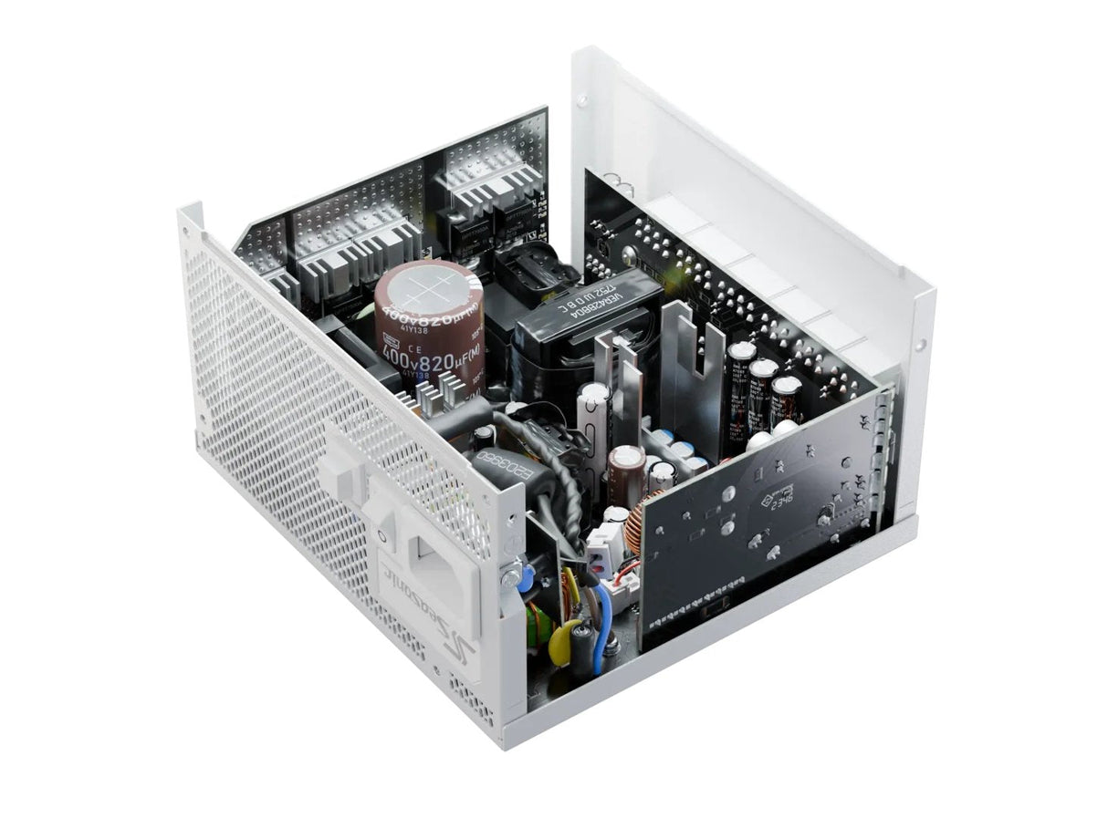 Fuente De Alimentación Seasonic Focus Gx-1000 1000w Atx3.0 White Edition, Para Pc Blanca, 1x 12vhpwr, 3x Pcie, Gestión De Cables, 1000 Vatios Focus-Gx-1000-V4-White