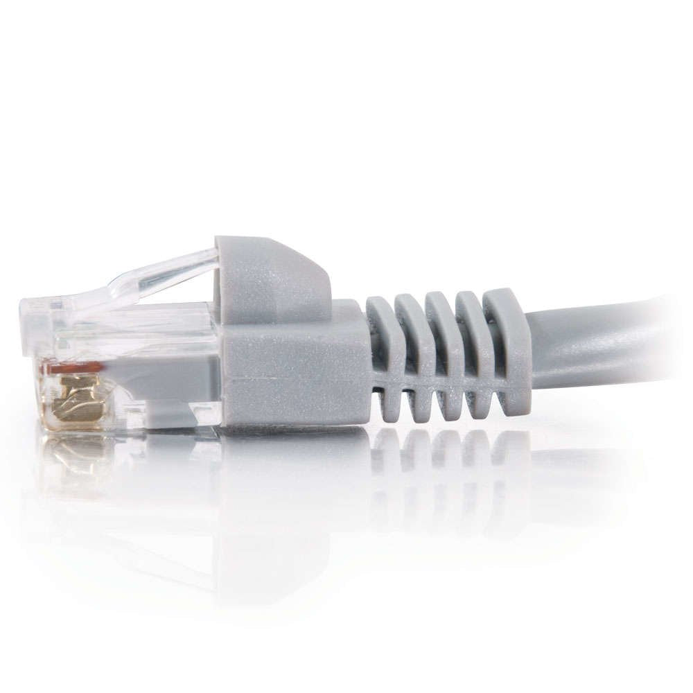 Cable C2g De Conexión De Red De 0,5 M Cat5e Sin Blindaje Y Con Funda (Utp), Color Gris