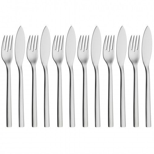 Wmf 1291506046 Nuova Fischbesteck Set 12 Teilig