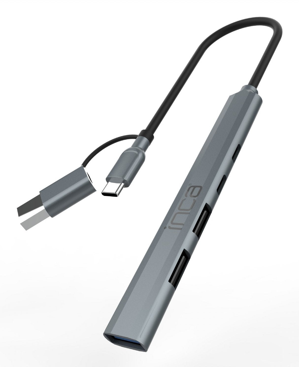 Inca Adaptador Iutp-06tx Usb C A Usb 3.0 2.0 + Typ-C, 100w