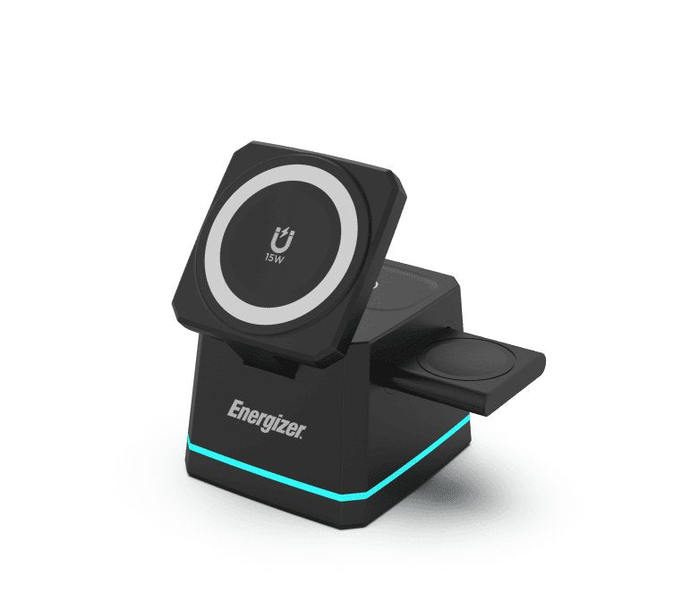 EAN 4713309812996 - Energizer WCP307 cargador de dispositivo móvil Auriculares, Smartphone, Reloj inteligente Negro USB Carga imagen 1