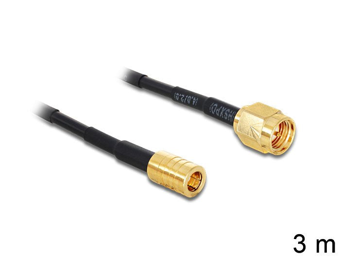 Delock Hf Sma Conector Macho>Smb Conector Hembra > 3m