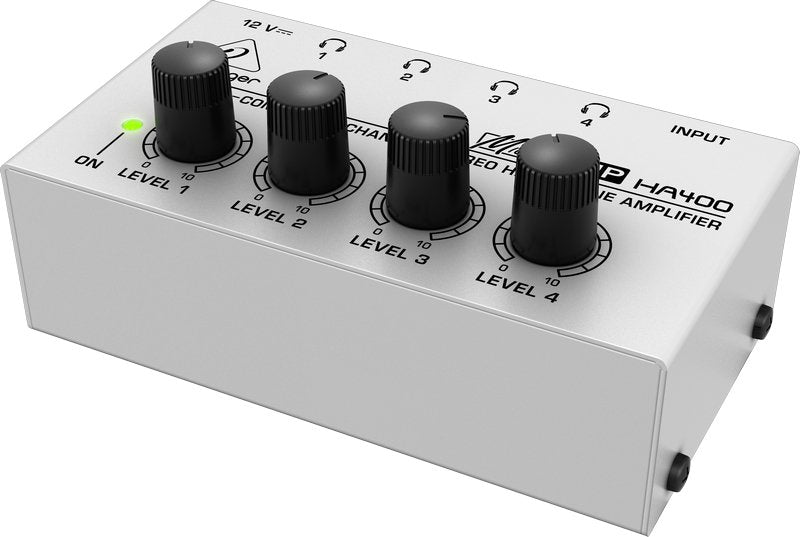 EAN 4033653010856 - Behringer HA400 amplificador para audífono Negro, Gris imagen 4