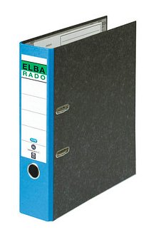 Elba Ordner Rado Wolkenmarmor A4 Con Rückenschild Azul