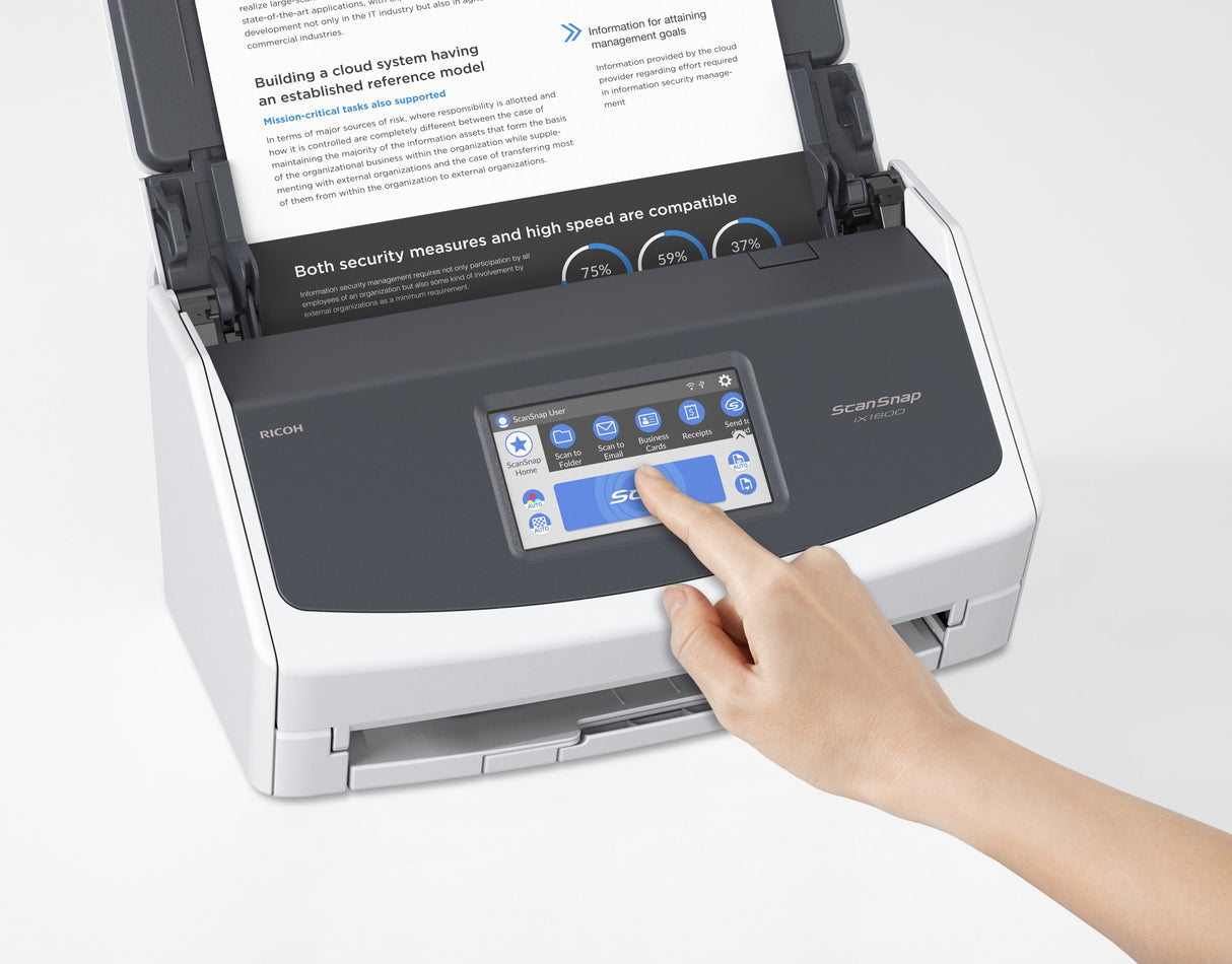 EAN 4939761311758 - Ricoh ScanSnap iX1600 Alimentador automático de documentos (ADF) + escáner de alimentación manual 600 x 6 imagen 4