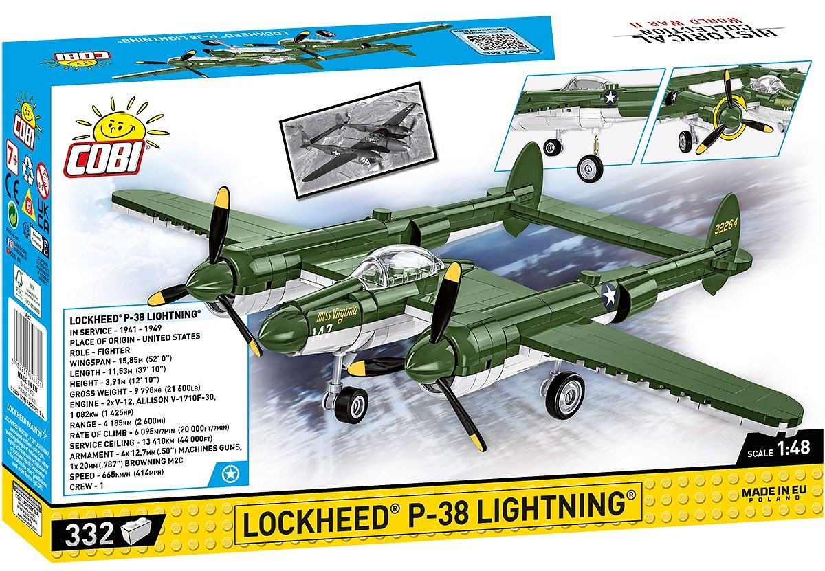EAN 5902251058821 - COBI Lockheed P-38 Lightning imagen 8