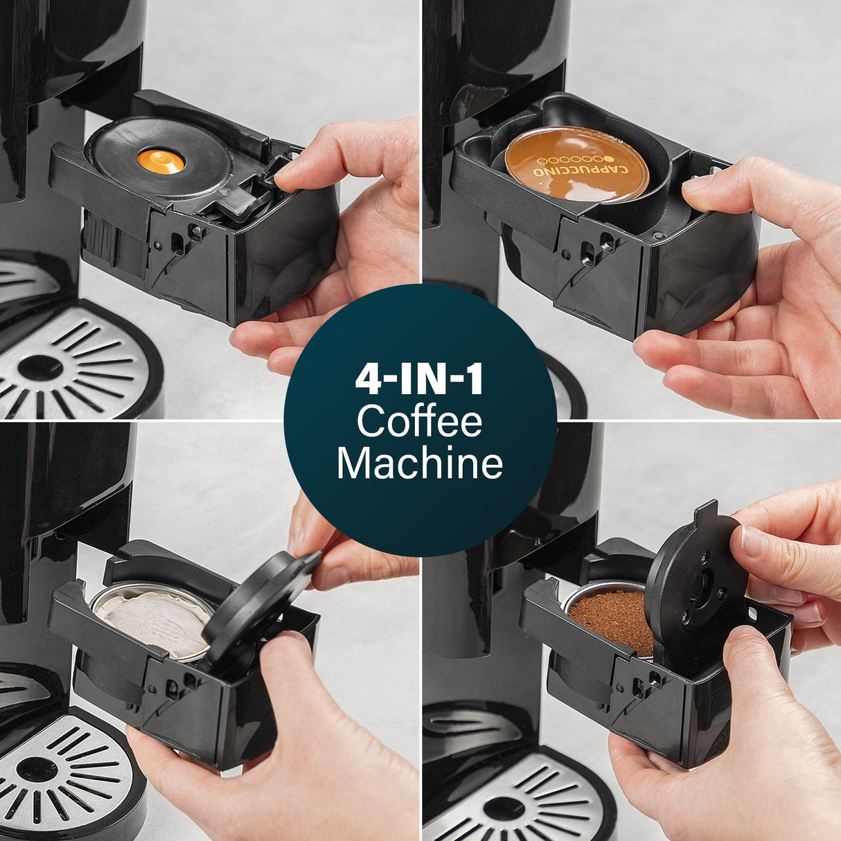 EAN 8713016109262 - Princess 249450 Manual Cafetera de cápsulas 0,8 L imagen 21