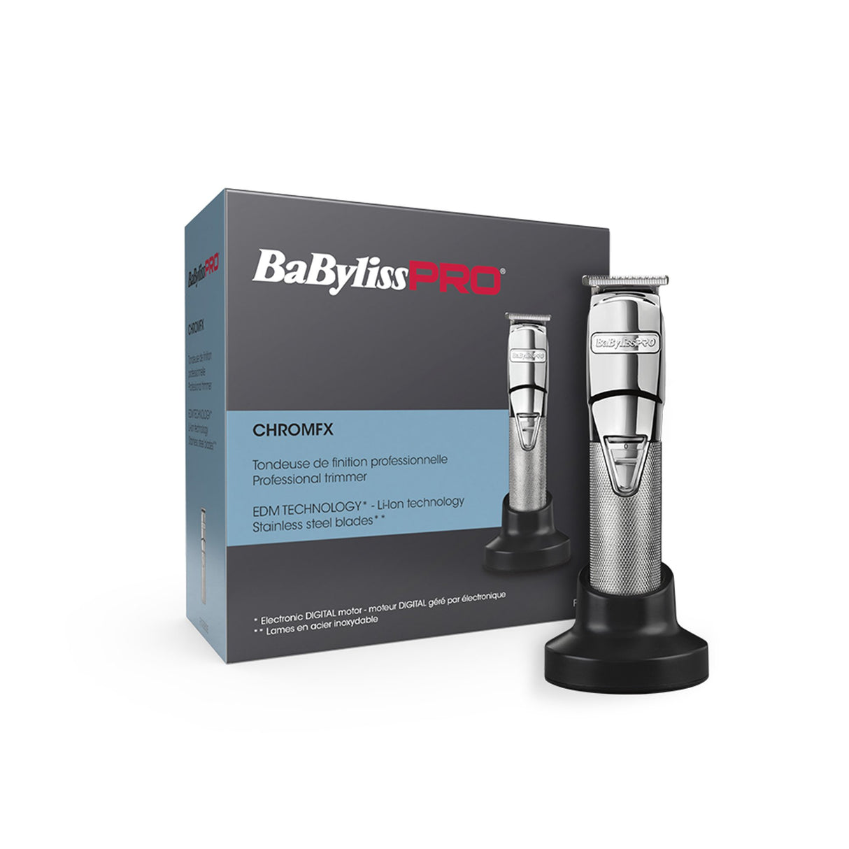 EAN 3030050144277 - BaByliss CHROMFX TRIMMER Batería Cromo imagen 3