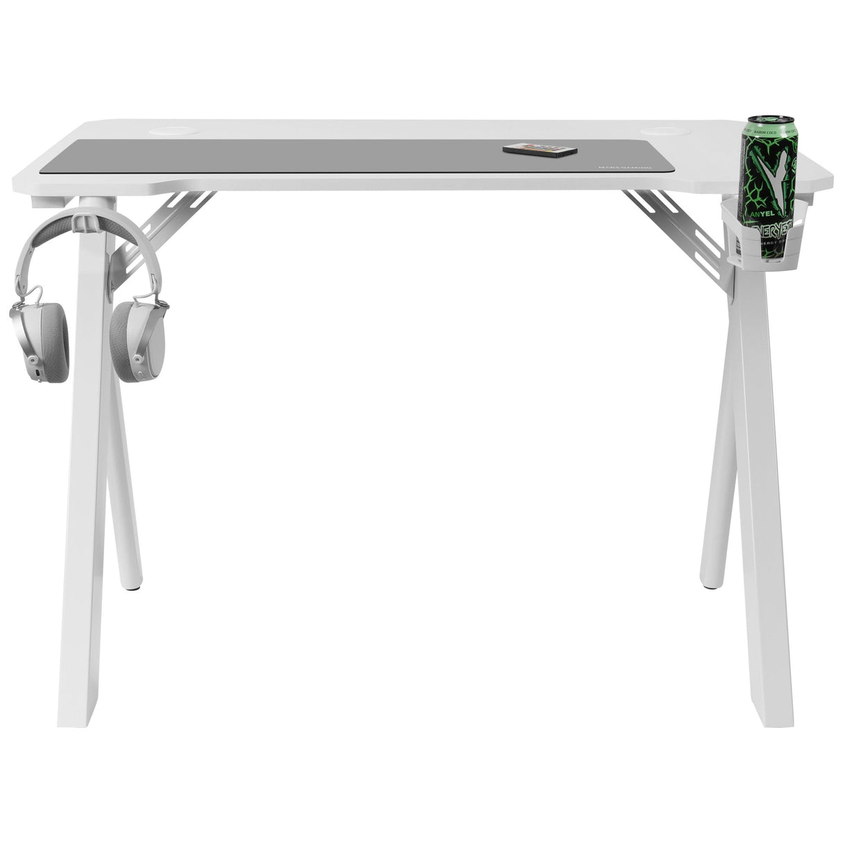 Mesa Gaming Mars Gaming Mgd100rgb 100 X 60 X 74cm Blanca
