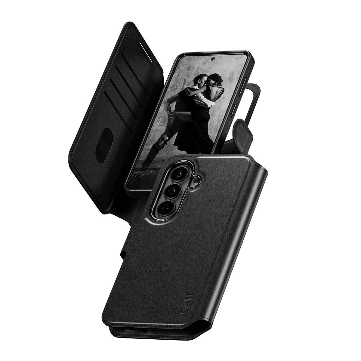 Panzerglass Care By ® Case Tango 2-In-1 Wallet M. Qi Samsung Galaxy S26, Cover, Samsung, Samsung - Galaxy S26, Transparent