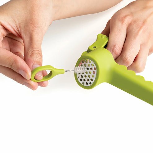 Ototo Design Garligator Plástico, Acero Prensa De Ajo De Mano